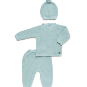 CONJUNTO 3.P PERLADO PANTALON V.AGUA JULIANA VISTIENDO BEBES