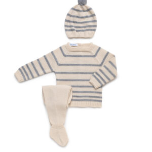 CONJUNTO 3.P RAYADO Juliana vistiendo bebes