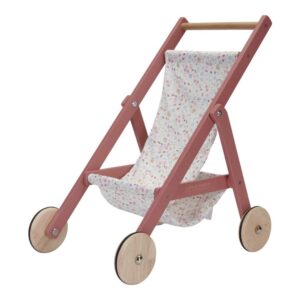 Silla de Madera Para Muñecas Rosa Oscuro Little Dutch