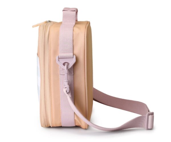 Nevera Rígida Stripes Apricot Personalizable Monnëka - Imagen 3