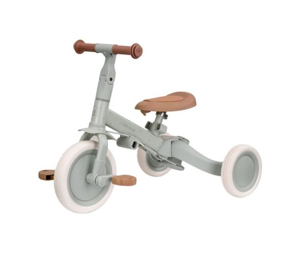 Triciclo con Barra 4 en 1 Verde Little Dutch - Imagen 3