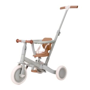 Triciclo con Barra 4 en 1 Verde Little Dutch