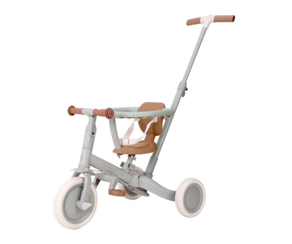 Triciclo con Barra 4 en 1 Verde Little Dutch