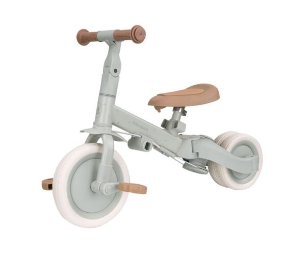 Triciclo con Barra 4 en 1 Verde Little Dutch - Imagen 4