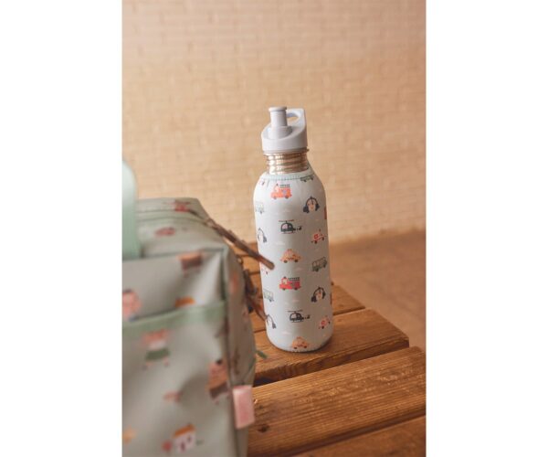 Botella Acero con Funda City Cars 500ml - Imagen 2
