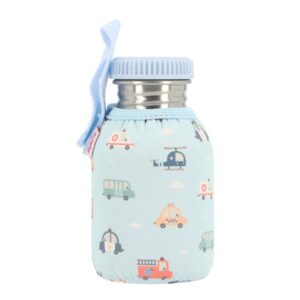 Botella Acero con Funda City Cars  350ml tutete
