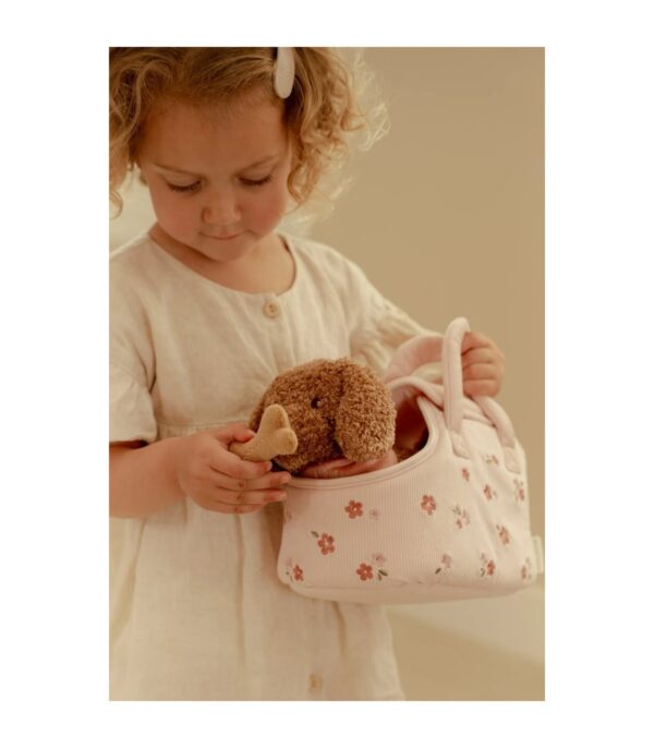 PERRITO PELUCHE JACKIE CON BOLSA LITTLE - Imagen 2