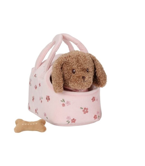 PERRITO PELUCHE JACKIE CON BOLSA LITTLE