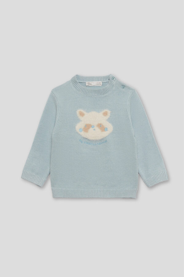 Jersey bebe niño Verde amazonas cara osito Street Monkey
