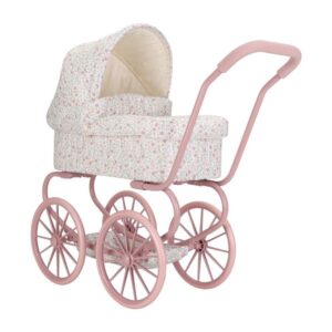Carrito para Muñecas Metal Soft Flowers Little Dutch