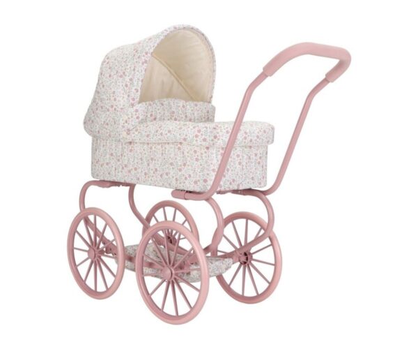Carrito para Muñecas Metal Soft Flowers Little Dutch