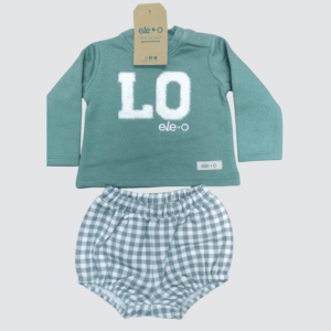 Conjunto Pepe + Sudadera Vichy Verde ele. O