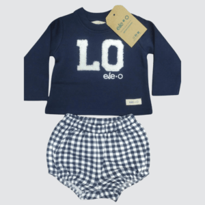 Conjunto Pepe + Sudadera Vichy Marino ele.O