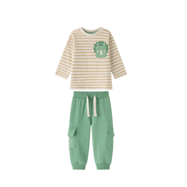 Conjunto camiseta rayas dragon Newness