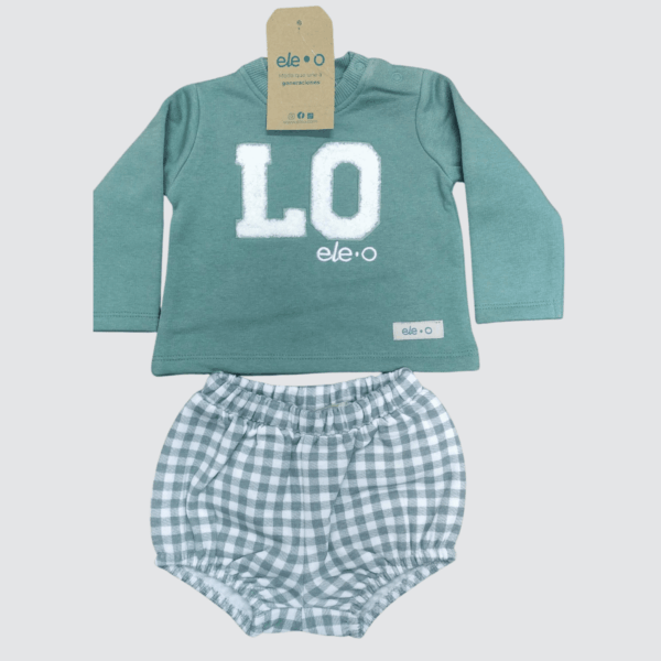 Conjunto Pepe + Sudadera Vichy Verde ele. O