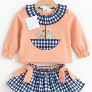 Conjunto pareja conejos sombrilla Cuki kids