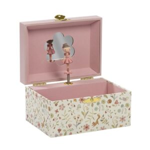 CAJA DE MÚSICA JOYERO ROSA FAIRY LITTLE dUCH