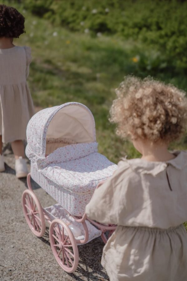 CARRITO MUÑECAS METAL FLORES LITTLE DUTC - Imagen 6