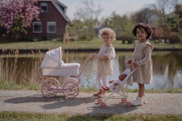 CARRITO MUÑECAS METAL FLORES LITTLE DUTC - Imagen 4