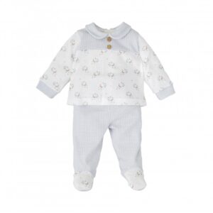 CONJUNTO POLAINA BEBE NIÑO PRADERA babidu