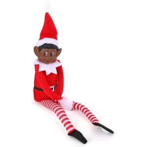 ELFO NAVIDAD   ELFIE PIEL OSCURA ELVES BEHAVIN BADLY 30 CM