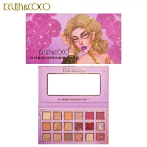 KEVIN & COCO BLONDE FEATHERS EYESHADOW PALETTE 18 tonos