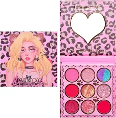Kevin 6 Coco - Paleta de Sombras de ojos Glamour Beauty de 9 colores