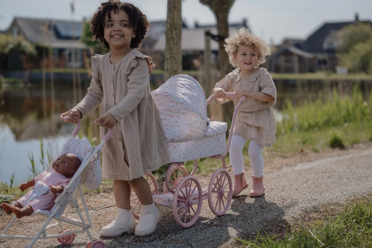 SILLITA PARA MUÑECAS METAL FLORES LITTLE - Imagen 2