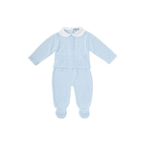 CONJUNTO POLAINA C/BEBE CAMINO celeste babidu