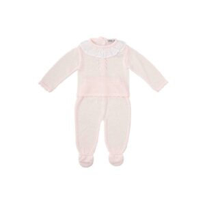 CONJUNTO POLAINA C/VOLANTE CAMINO rosa babidu