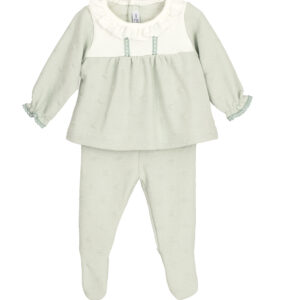 Conjunto Polaina Burán Mint Calamaro baby