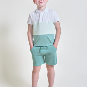 Conjunto polo tricolor verde Street Monkey