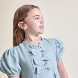 Vestido celeste lazos Street Monkey