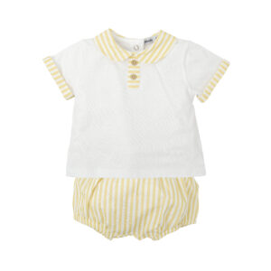 Conjunto ranita m/corta c/bebe raíz babidu