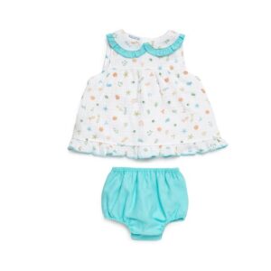 Jesusito con braga tela Mar Turquesa Juliana Vistiendo bebes