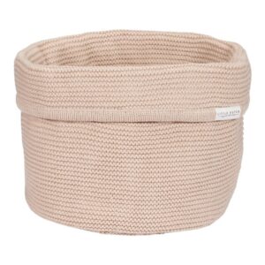 Cesta almacenamiento punto redonda Beige Little Dutch