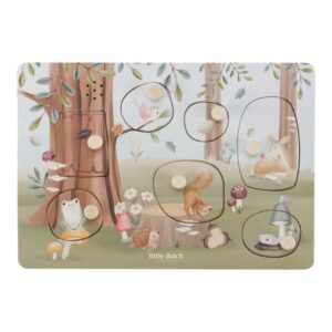 PUZLE CON SONIDO FOREST FRIENDS FSC Little Dutch