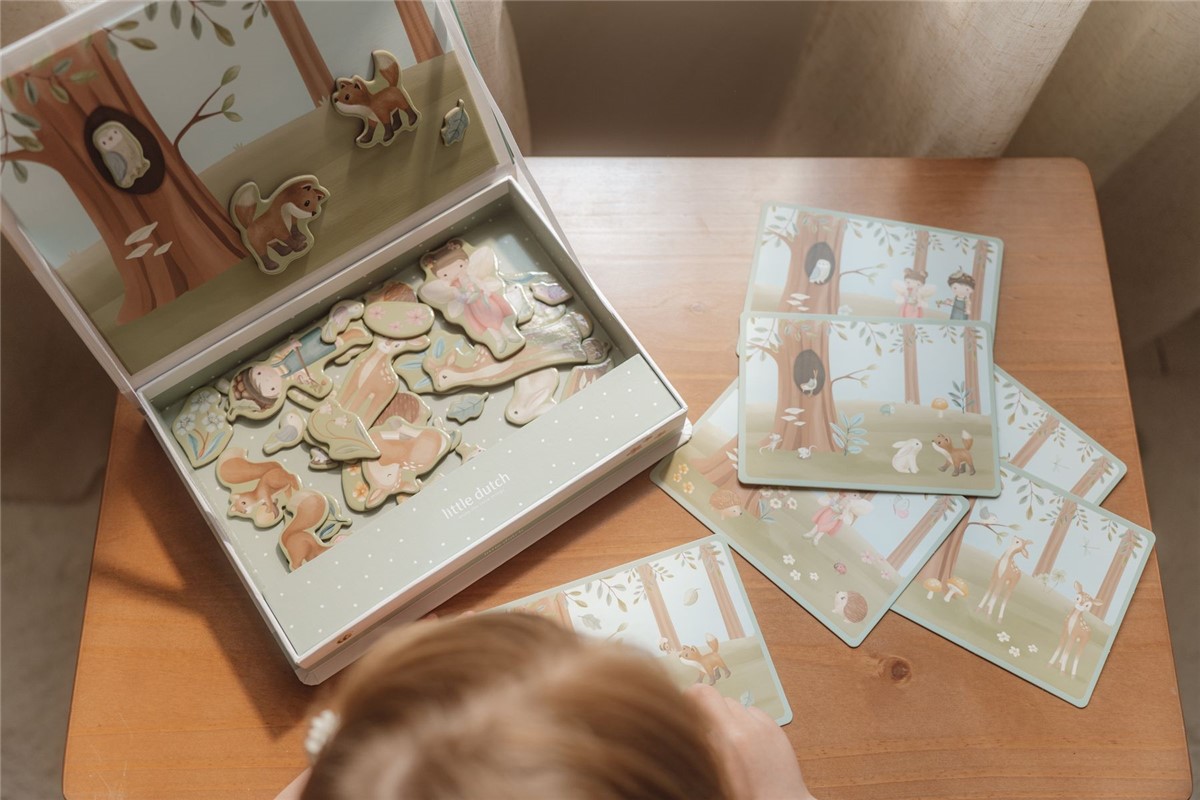 TABLERO MAGNÉTICO FOREST FRIENDS FSC Little dutch - Imagen 2