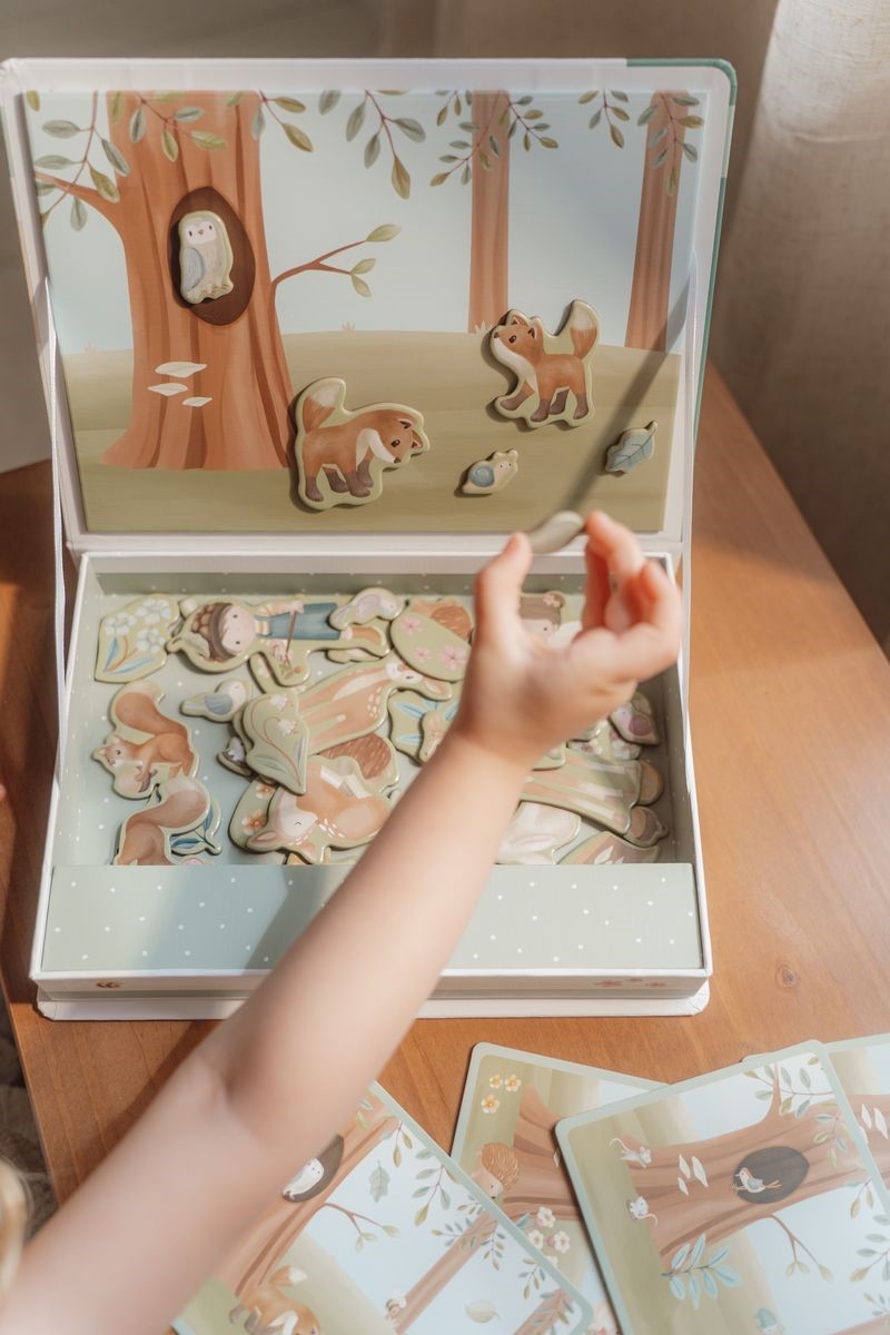 TABLERO MAGNÉTICO FOREST FRIENDS FSC Little dutch - Imagen 3