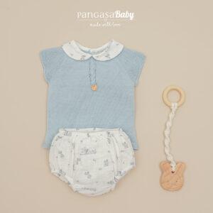 Conjunto braguita cuello bebe Bunny Pangasa baby