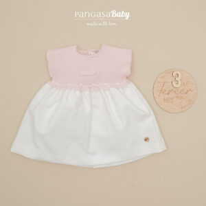 VESTIDO NIDO Rosa bebe Pangasa baby