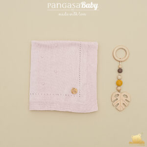 Mantita Bodoques Rosa Empolvado Pangasa