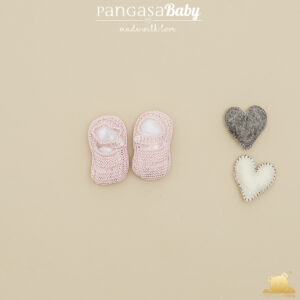 SANDALIA HEBILLA Rosa empolvado Pangasa baby