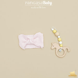 Diadema  verano Rosa bebe Pangasa