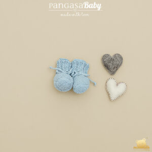 BOTITA OCHOS Celeste empolvado Pangasa baby