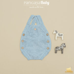 PETO BASICO  celeste empolvado Pangasa baby