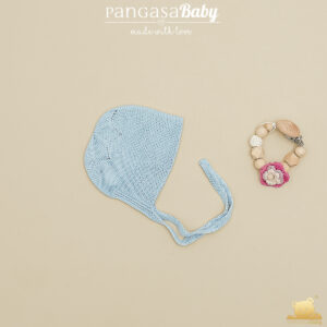 Capota estrella hilo celeste empolvado Pangasa baby