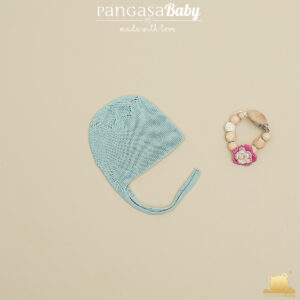 Capota estrella hilo verde mint Pangasa baby