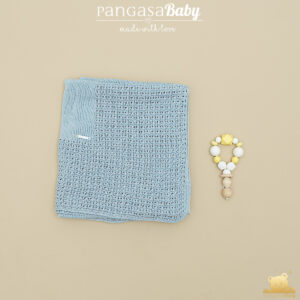 CHAL CALADOS Celeste empolvado  Pangasa Baby