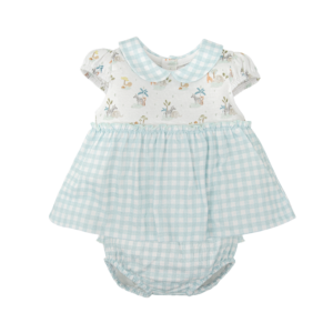 Conjunto ranita manga corta aventura azul agua babidu